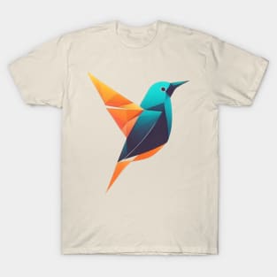 Paradise Bird - Geometric bird design for the environment T-Shirt